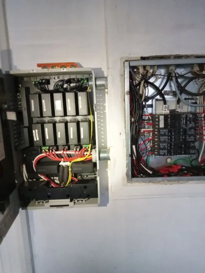 Electrical panel upgrade completed for Ring Doorbell Installation in Rochester